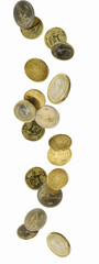 falling euro coins - 30513085