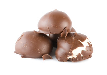 Obraz na płótnie Canvas Chocolate candy isolated