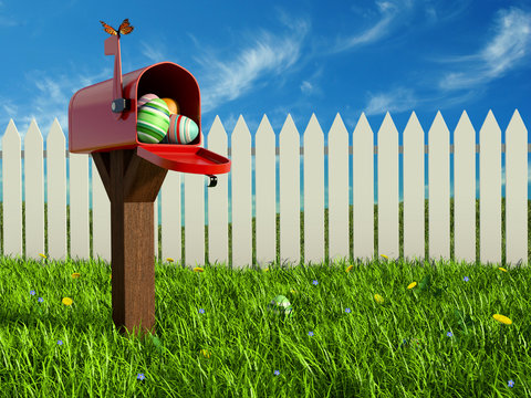 Eggs in the mailbox