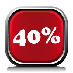 40 PERCENT ICON