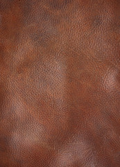 Brown leather vertical background