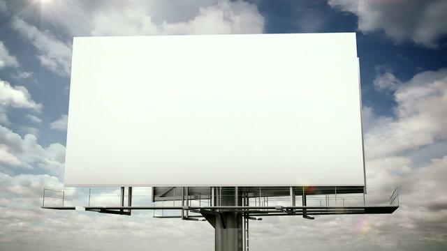 Billboard time lapse in loop - ready for your AD