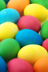 Fototapeta na wymiar Easter eggs close-up