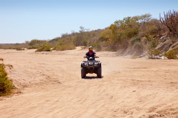 Off Road Vehicle on dirt road in Mexico © Ruth P. Peterkin