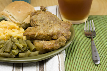 porkchop meal closeup gr