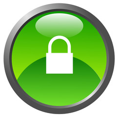 Security glossy icon