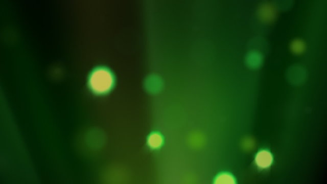 Green particles background