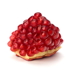 Ripe pomegranate piece