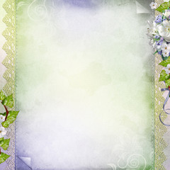Beautiful anniversary, wedding, holiday background with spring