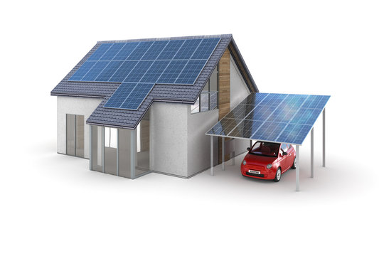 Solar Energy House (isolated)