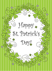 greeting cards with clovers