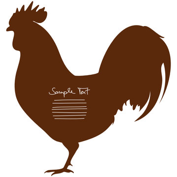 recommend clip art: Background Standing Rooster