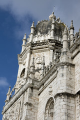 Obraz premium Lisbon - Jeronimos Monastery Belem, south facade detail