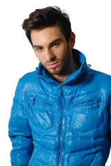 doudoune bleue 4