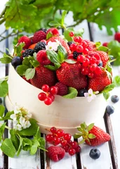 Tuinposter Fresh berries © Svetlana Kolpakova