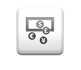 Boton cuadrado blanco cambio divisa