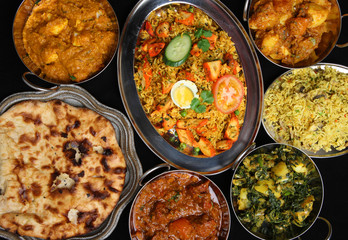 Indian Curry Food Selection