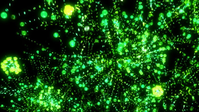 Loppable Mix of exploding binary code