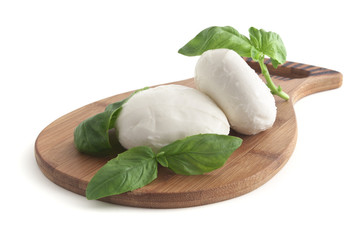 Mozzarella and basil