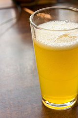 Glas mit Brause