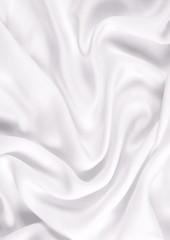 Smooth elegant white silk can use as fine background