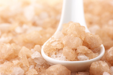 Bath salt close-up