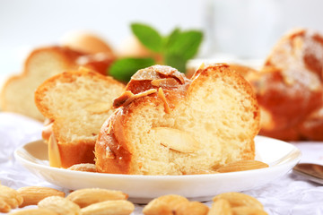 Sweet braided bread