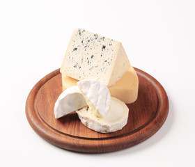 Selection of cheeses