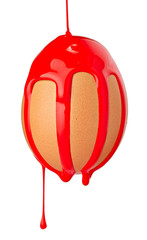 Obraz premium egg food paint leaking easter