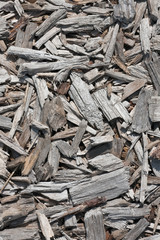 stack on wood chippings
