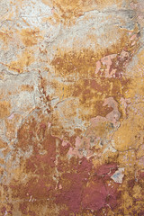 Yellow textured wall