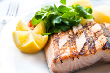 grilled salmon