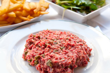 Raw beef