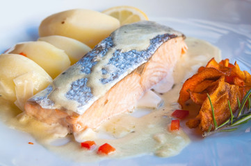 delicious plate of fish