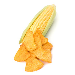 Corn cob and corn chips