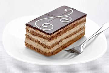 cream chocolate cake sweet food