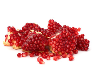 Ripe pomegranate piece