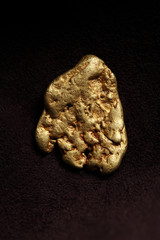 日本産の砂金ナゲット