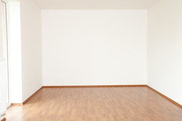 clean white room  interior of a country cottage