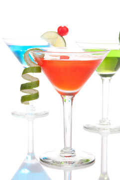 Martini alcohol cocktails