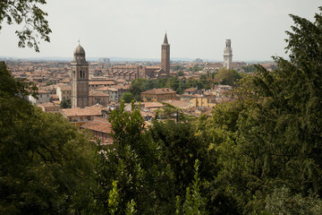 Fototapeta na wymiar Verona, Palazzo Giusti ogrody