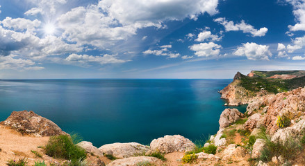Beautiful summer landscape in the Crimea