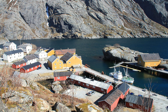 Nusfjord's harbour