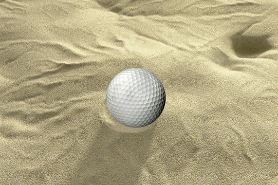 ball in sand trap