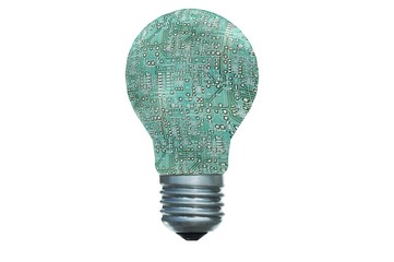 circuit board light bulb
