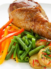 Roasted turkey
