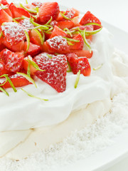 Strawberry Pavlova
