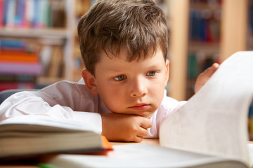 Cute schoolchild