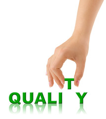 Hand and word Quality