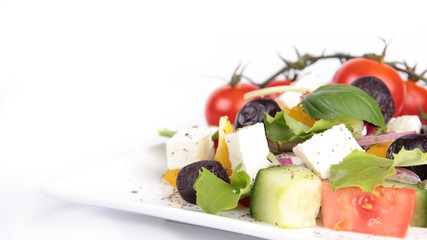 Obraz na płótnie Canvas Fresh greece salad